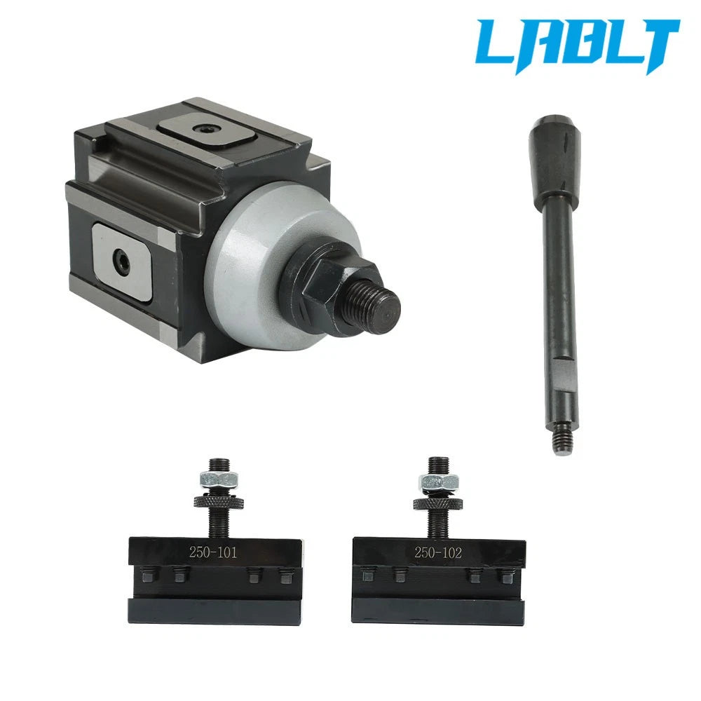 Set of 2 Piston Type Quick Change Tool Post Holders for AXA 250-100