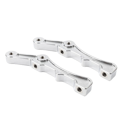 Pair CNC Radial Front Brake Caliper Mount Bracket 108mm Chrome For Harley