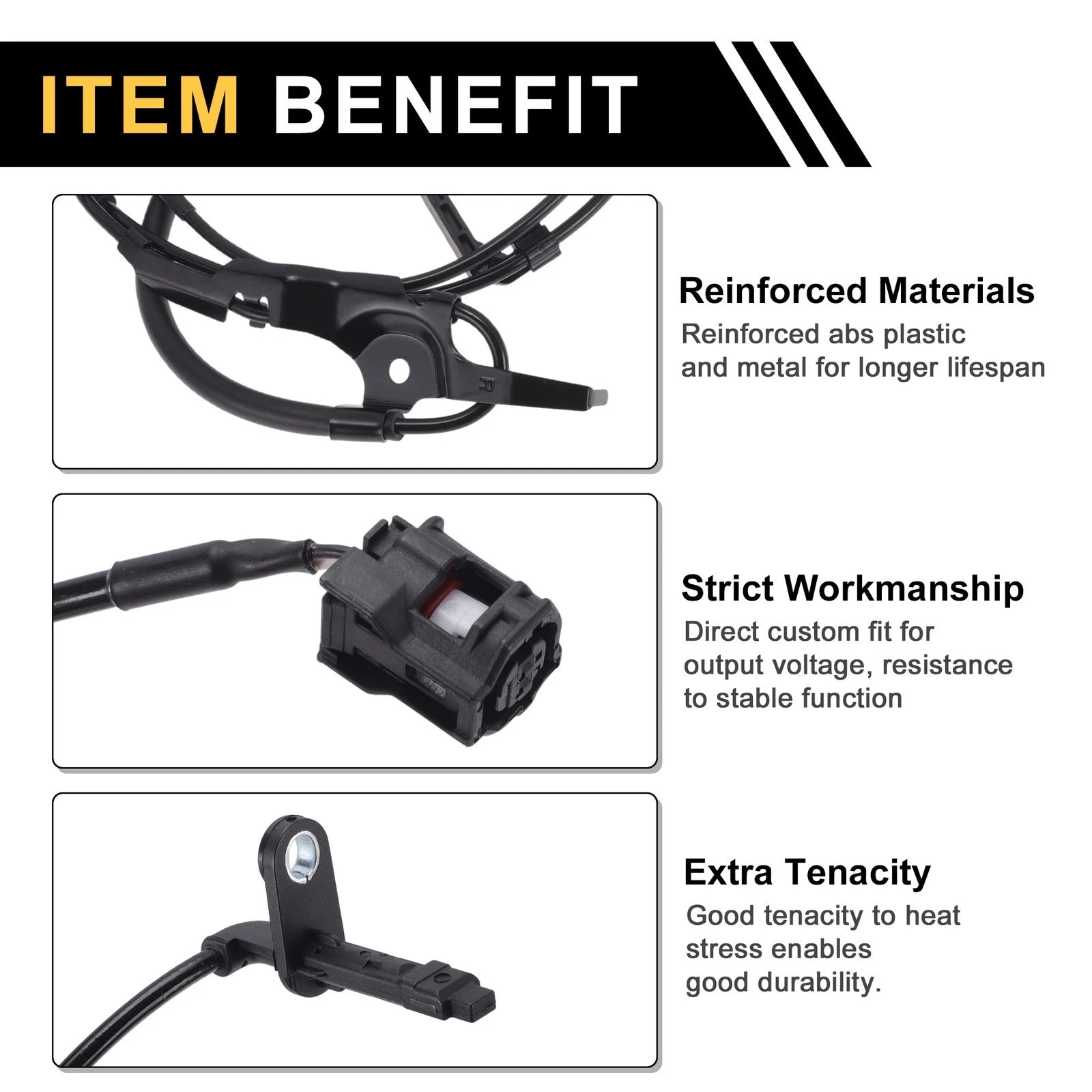 ABS Wheel Speed Sensor Replacement for Toyota RAV4 2019–2022 Right Front