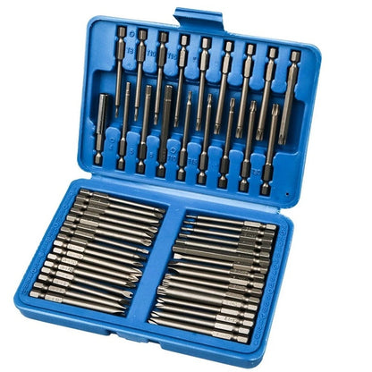Screwdriver Bit Set for Compact Storage Case (Ergonomic Design)