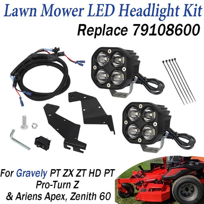 Work Light Kit for Gravely Pro-Turn Z, ZT, PT, Apex, Zenith (79108600)