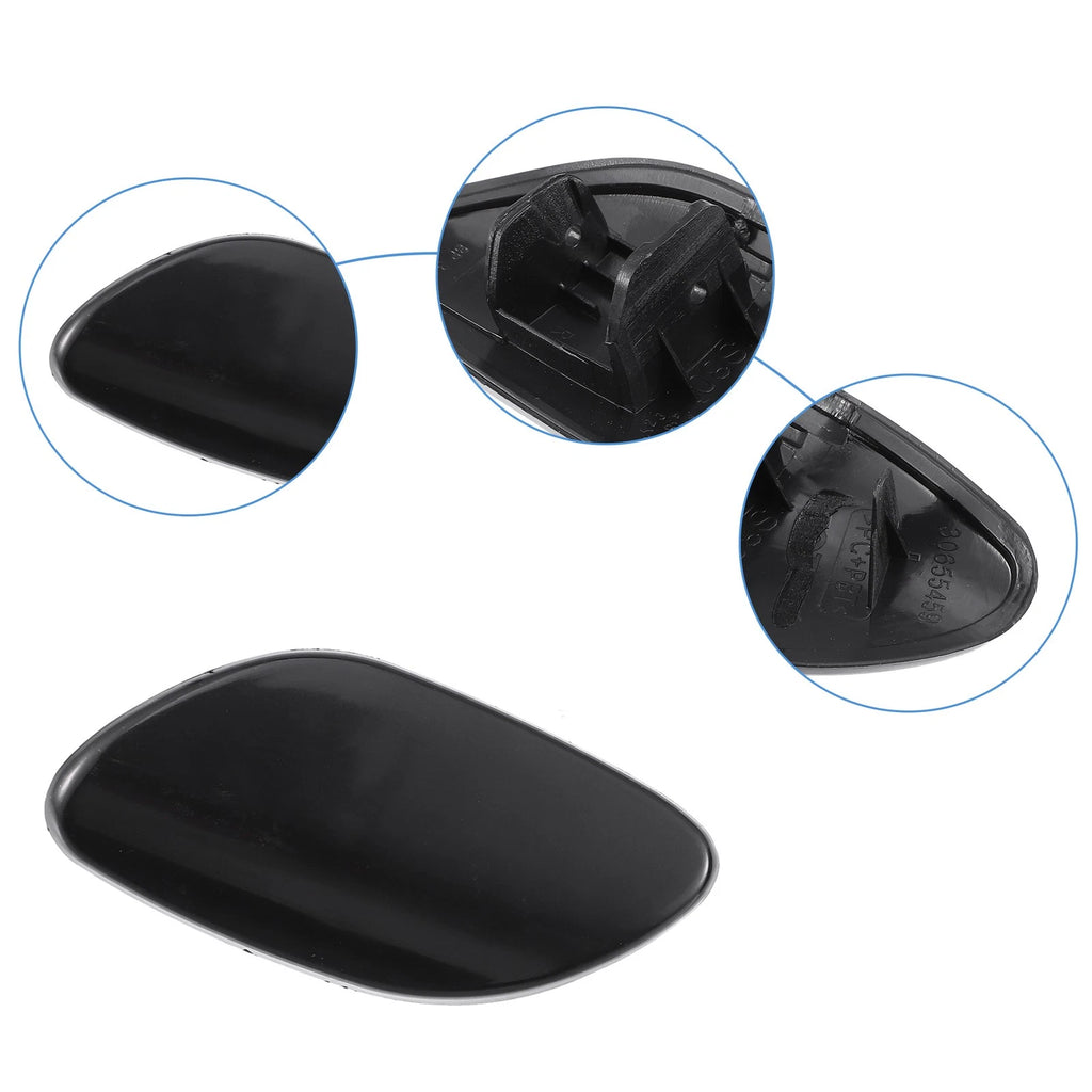1 Pair Headlight Washer Nozzle Cap for Volvo S80 (2007–2016)