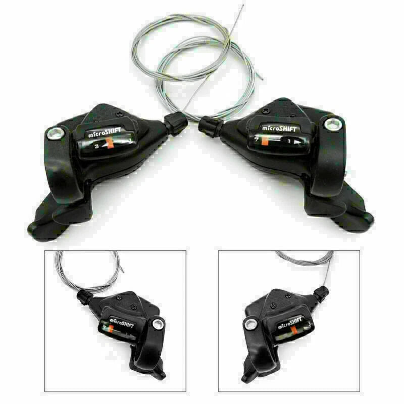 microSHIFT TS70-7 Trigger Shifters for MTB (3x7 Speed)