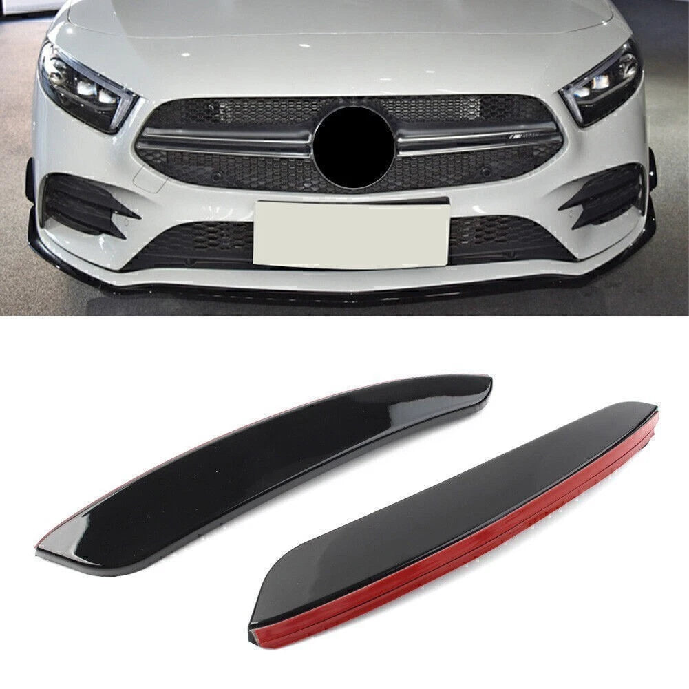 Front Bumper Lip Splitter Spoiler for Benz A-Class W177 (2019–2023)