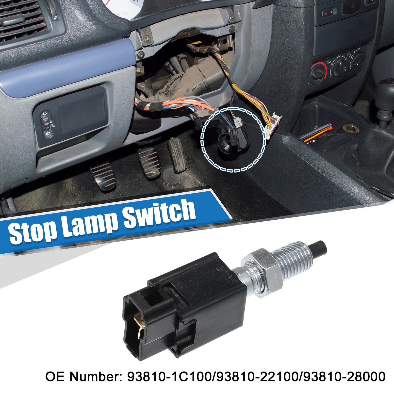 Brake Light Switch Replacement for Hyundai Santa Fe (2001–2006)