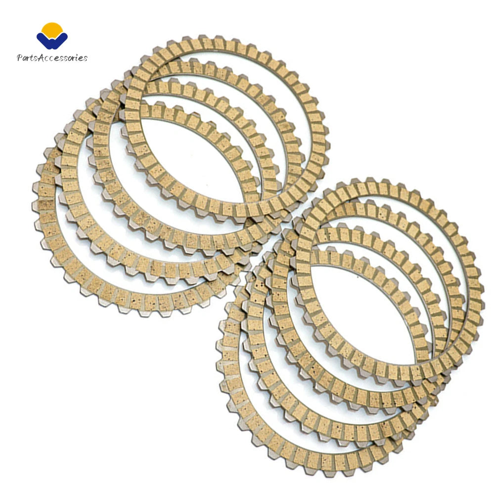 Set of 8 Clutch Plates for Harley Davidson XL883 XL1200 Sportster (1991–2011)