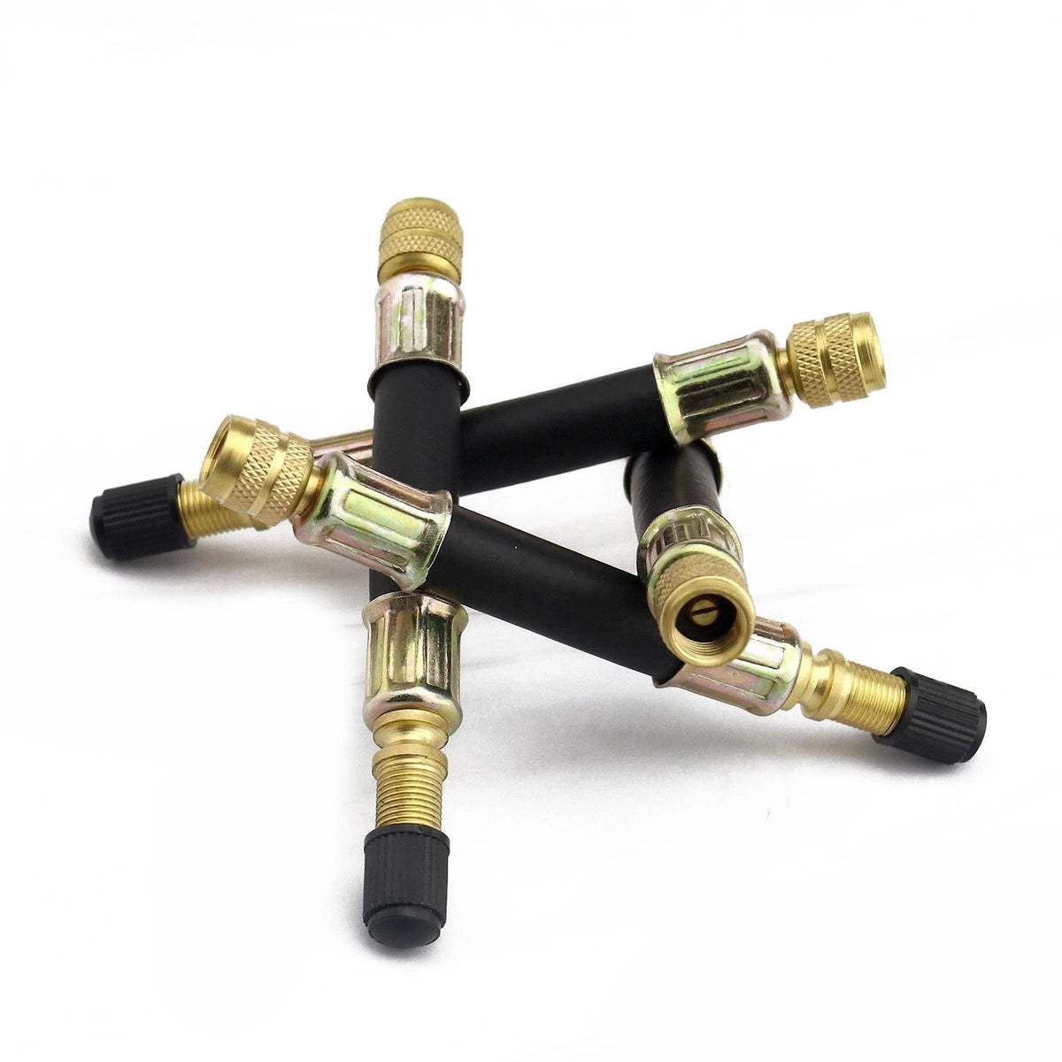 Set of 4 Flexible Rubber Tyre Valve Extensions 105mm for Lorry Van Bus
