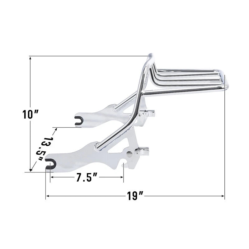 Luggage Mount Rack for Harley Softail Fat Bob FXFB FXFBS (2018–2019)