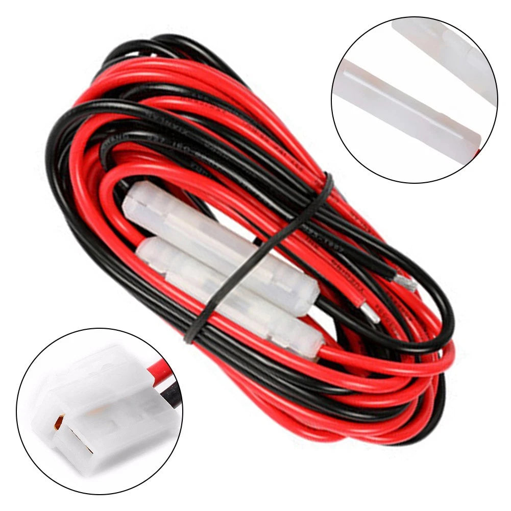 Power Cord for ICOM Mobile Radio (Black & Red)