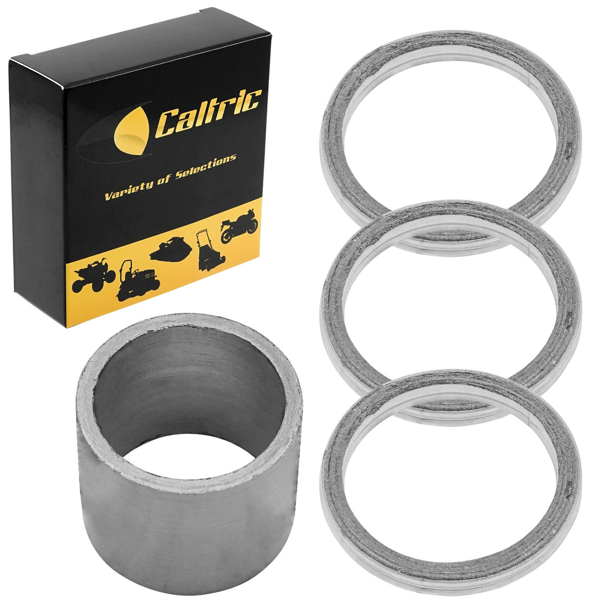 Exhaust Pipe Muffler Gaskets Replacement for Yamaha XS750S XS850 Series (1973–1981)