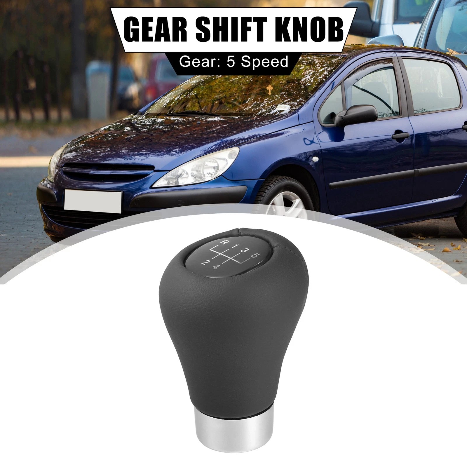 5 Speed Gear Shift Knob Replacement for BMW 1 3 5 6 Series (2000–2013)