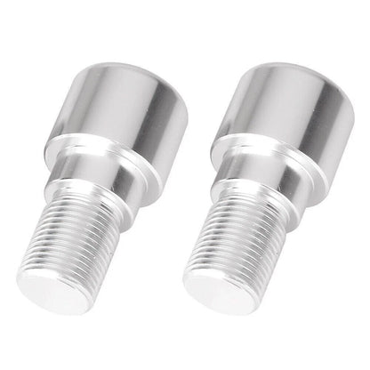 18mm Handle Bar End Grips Plug for Yamaha YZF R6 (1999–2005), YZF R6S (2006–2012) Silver