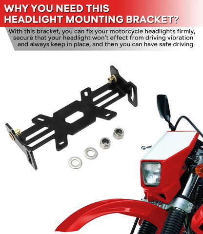 4X6 LED Headlight Mounting Bracket Kit for Suzuki DR-650 DRZ400