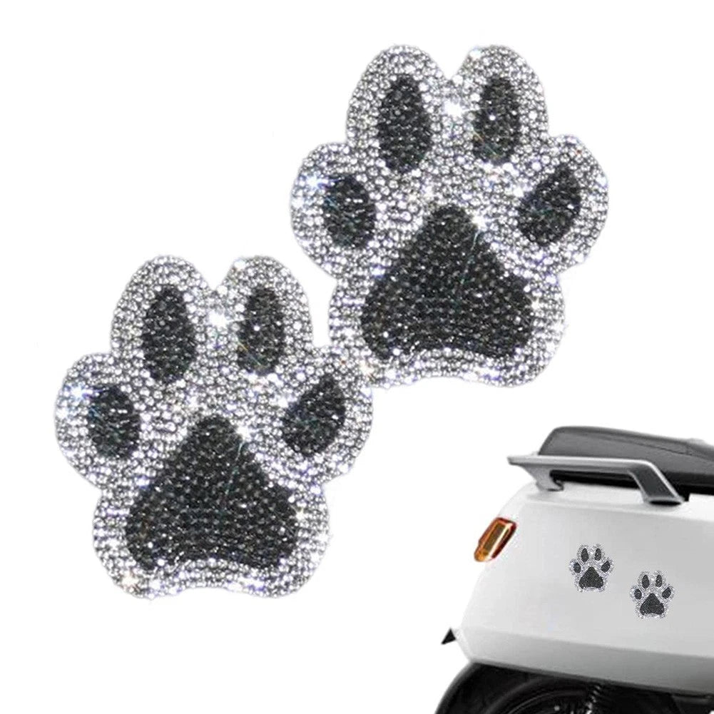 Rhinestone Paw Stickers for Universal Use (Easy Apply, Long Lasting)