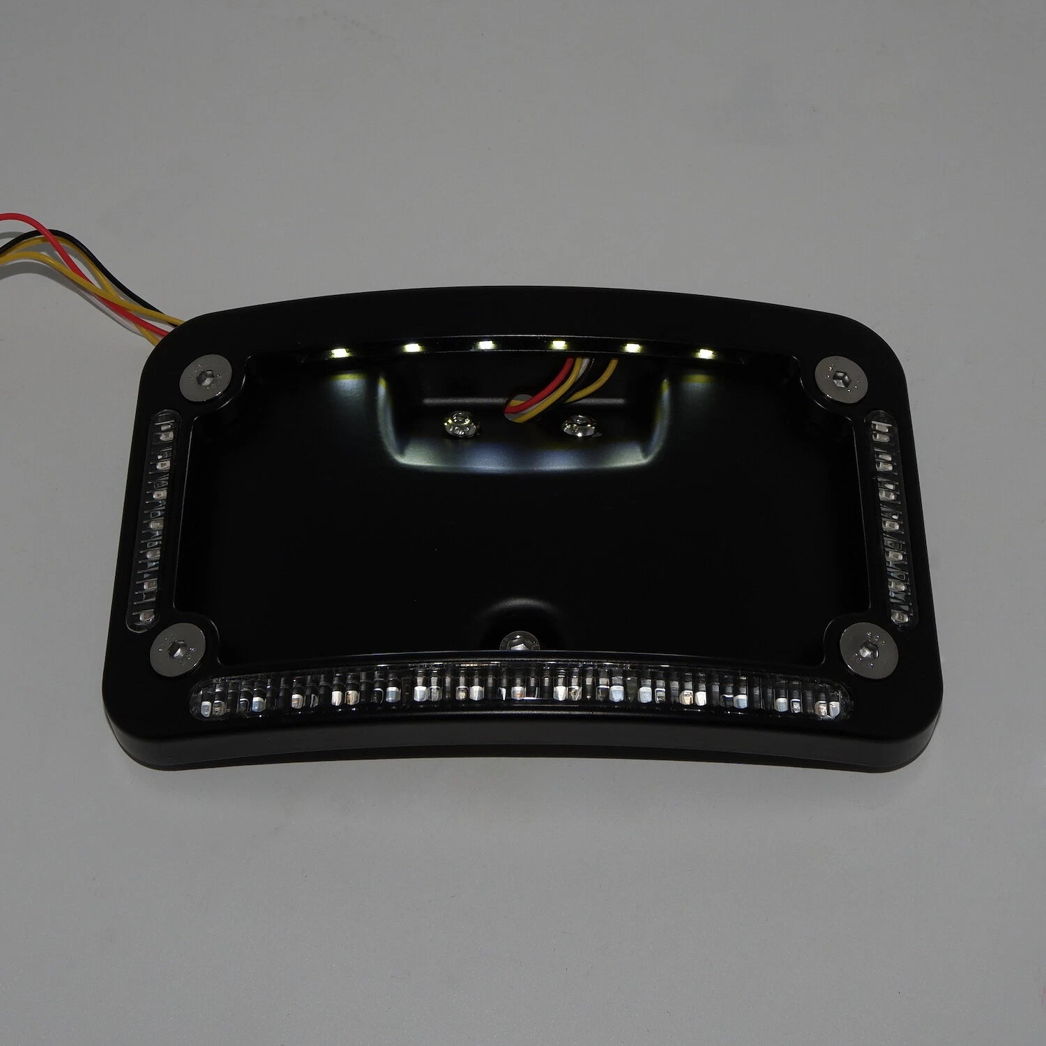License Plate Frame Bracket w/ LED for Harley FLSTN (2005–2020)
