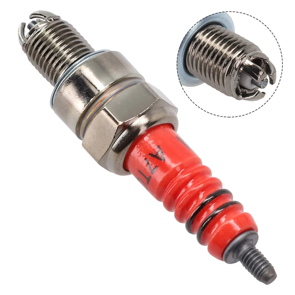 Multi-angle Three-Electrode Spark Plug A7TC for 50cc-150cc ATV Motorcycle