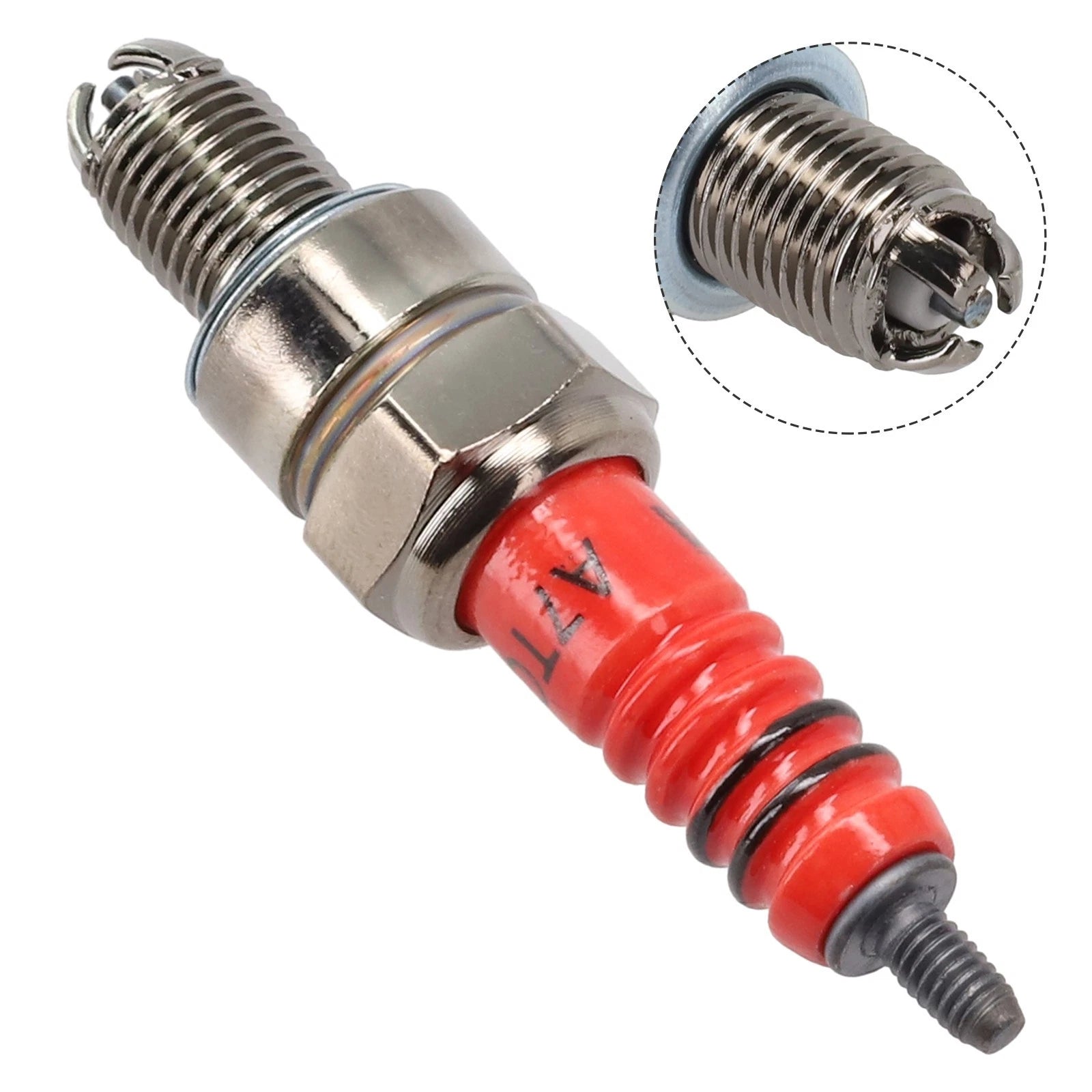 Multi-angle Three-Electrode Spark Plug A7TC for 50cc-150cc ATV Motorcycle