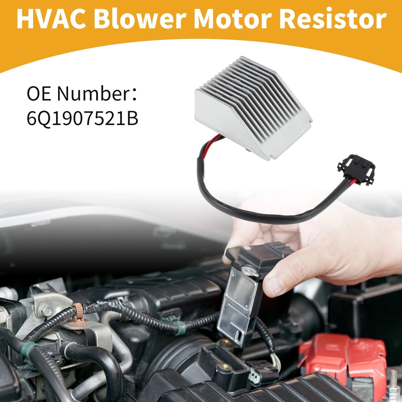 HVAC Blower Motor Resistor for Volkswagen Polo (2009–2014)