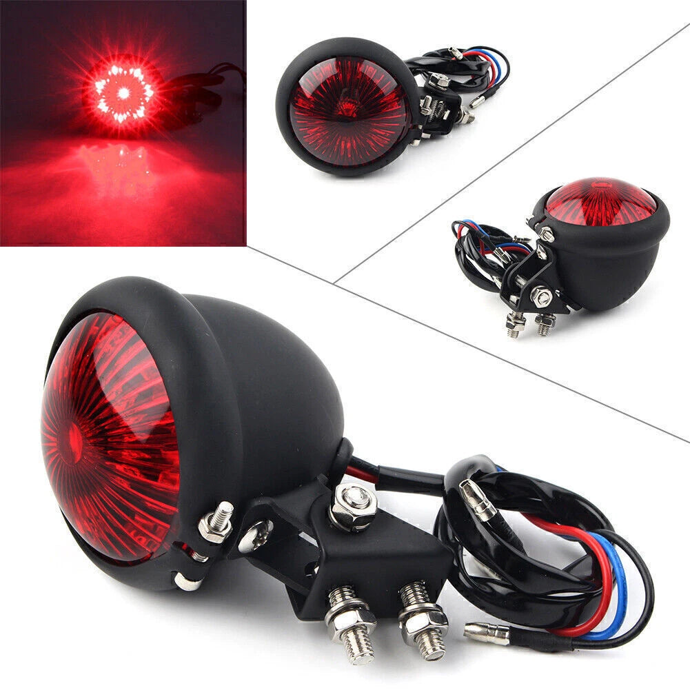 12V LED Rear Tail Light for Harley Bobber Cafe Racer