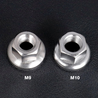 2Pcs Axle Track Nuts for Bicycle Bike Cycle (Stainless Steel)