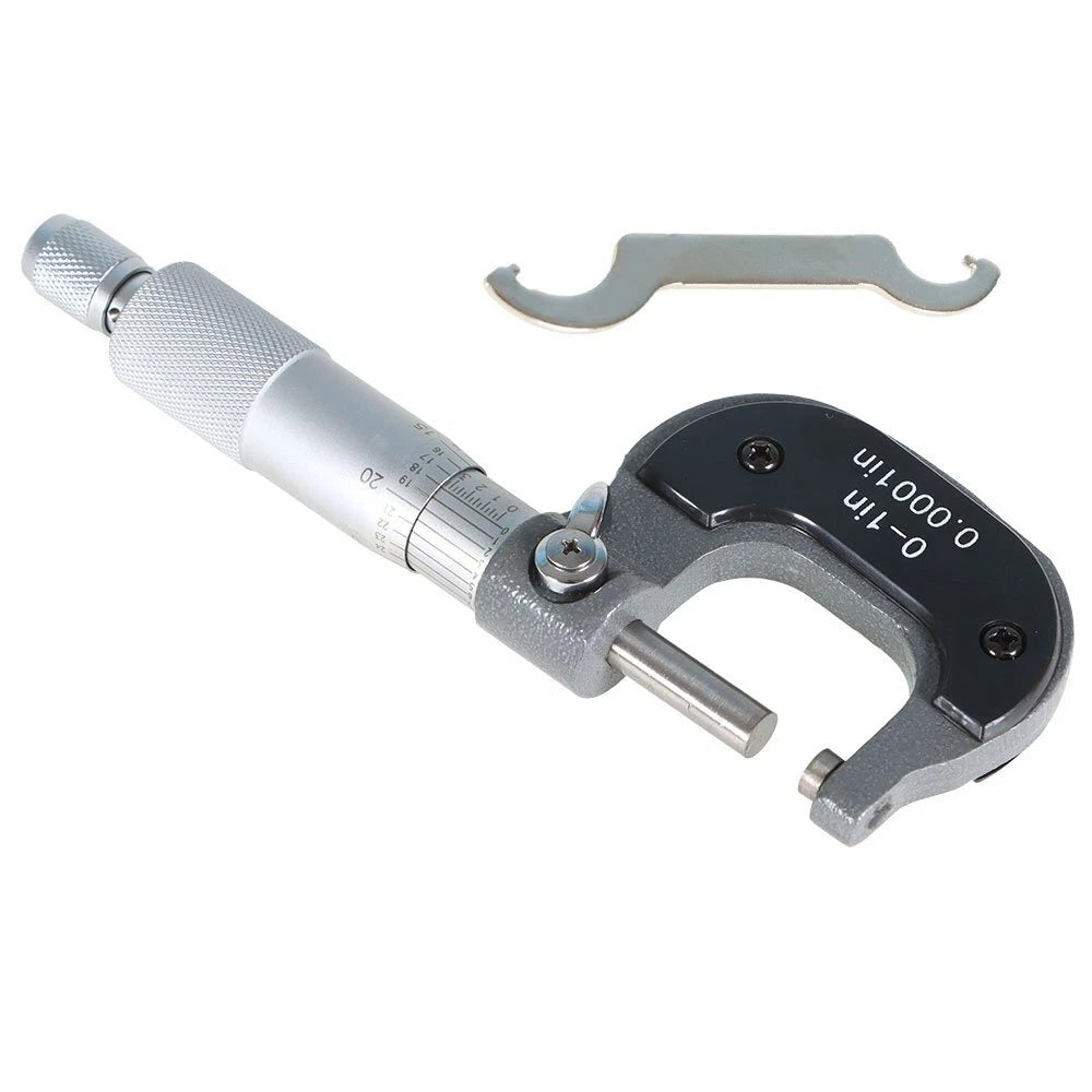 Precision Outside Micrometer 0-1" 0.0001" Carbide Tipped for Automotive Use