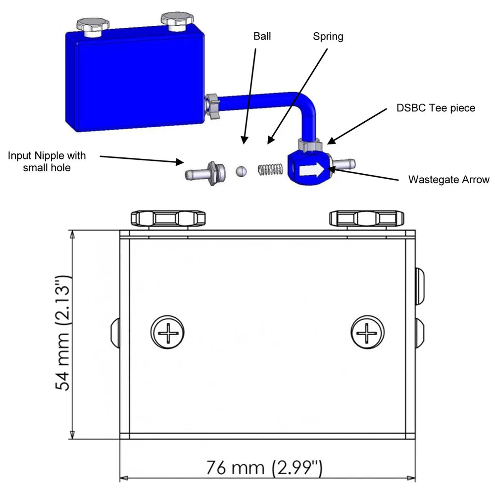 Dual Stage Electronic Boost Controller Kit for Universal (1-30PS)