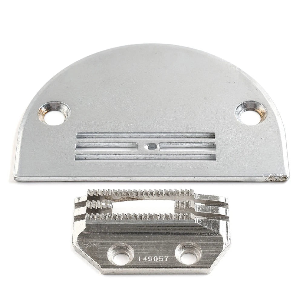 Needle Plate & Feed Dog for Industrial Single Needle Machines (147150, 149057)