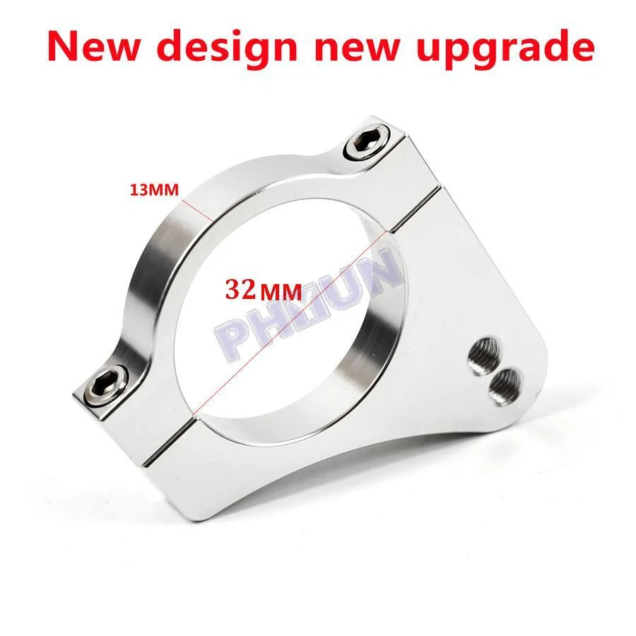 32mm CNC Aluminum Motorcycle Steering Damper Fork Frame Mounting Clamp Bracket