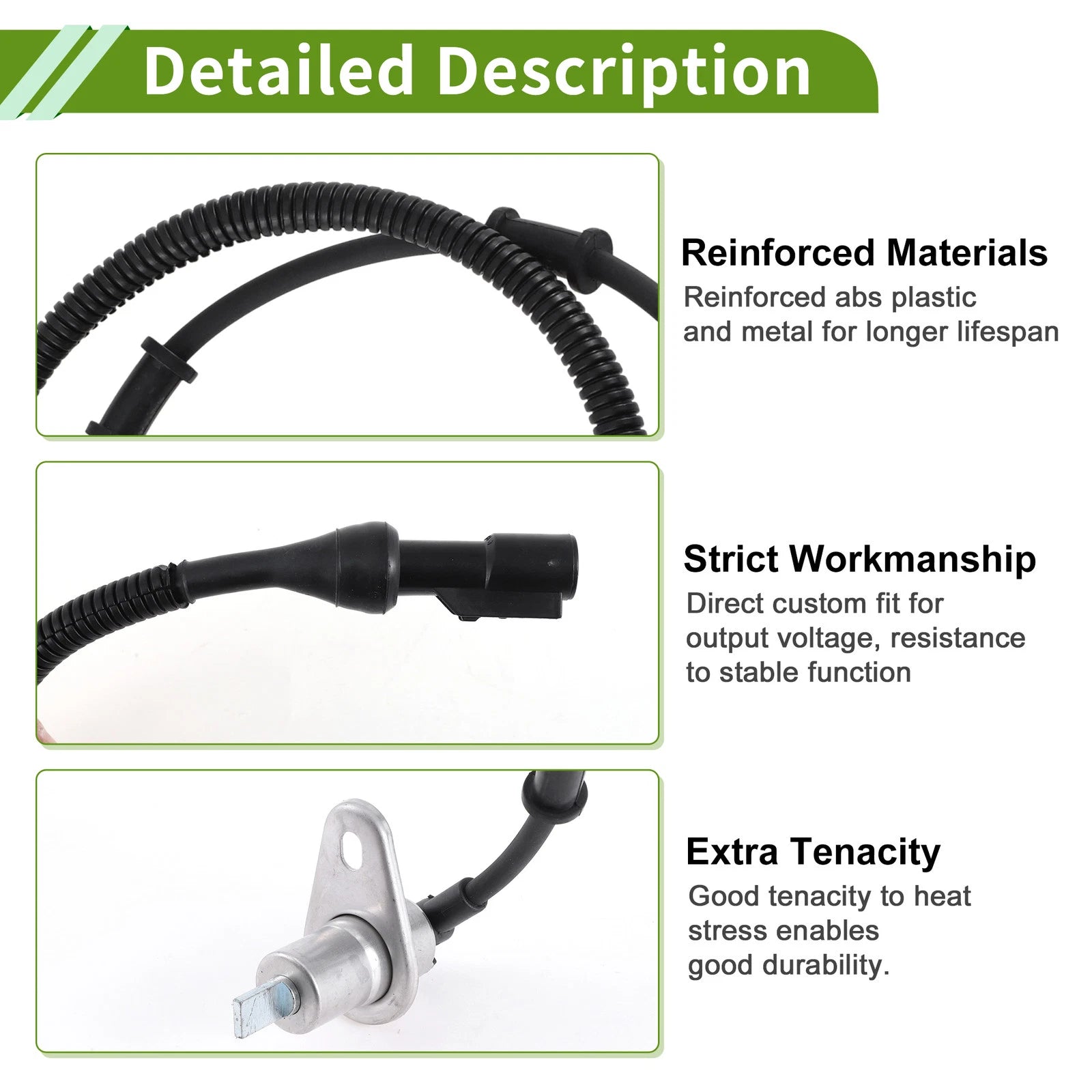 ABS Wheel Speed Sensor for Ford Windstar (1995–2003) No.F58Z2C190B/970090