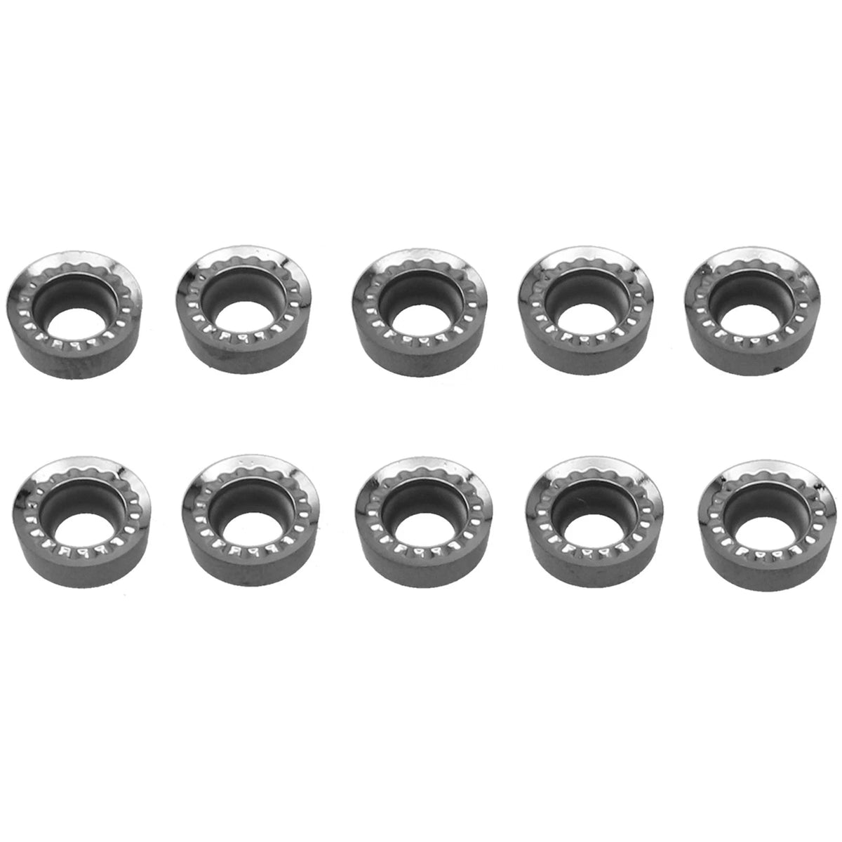 10X RCGT1003M0 Inserts for Aluminum Copper Machining
