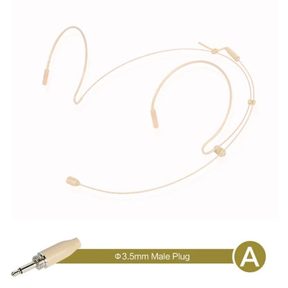 Wireless Double Earhook Headset Mic for