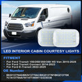 2X Interior LED Dome Light for Ford Transit 150 250 350 HD (2015–2024)
