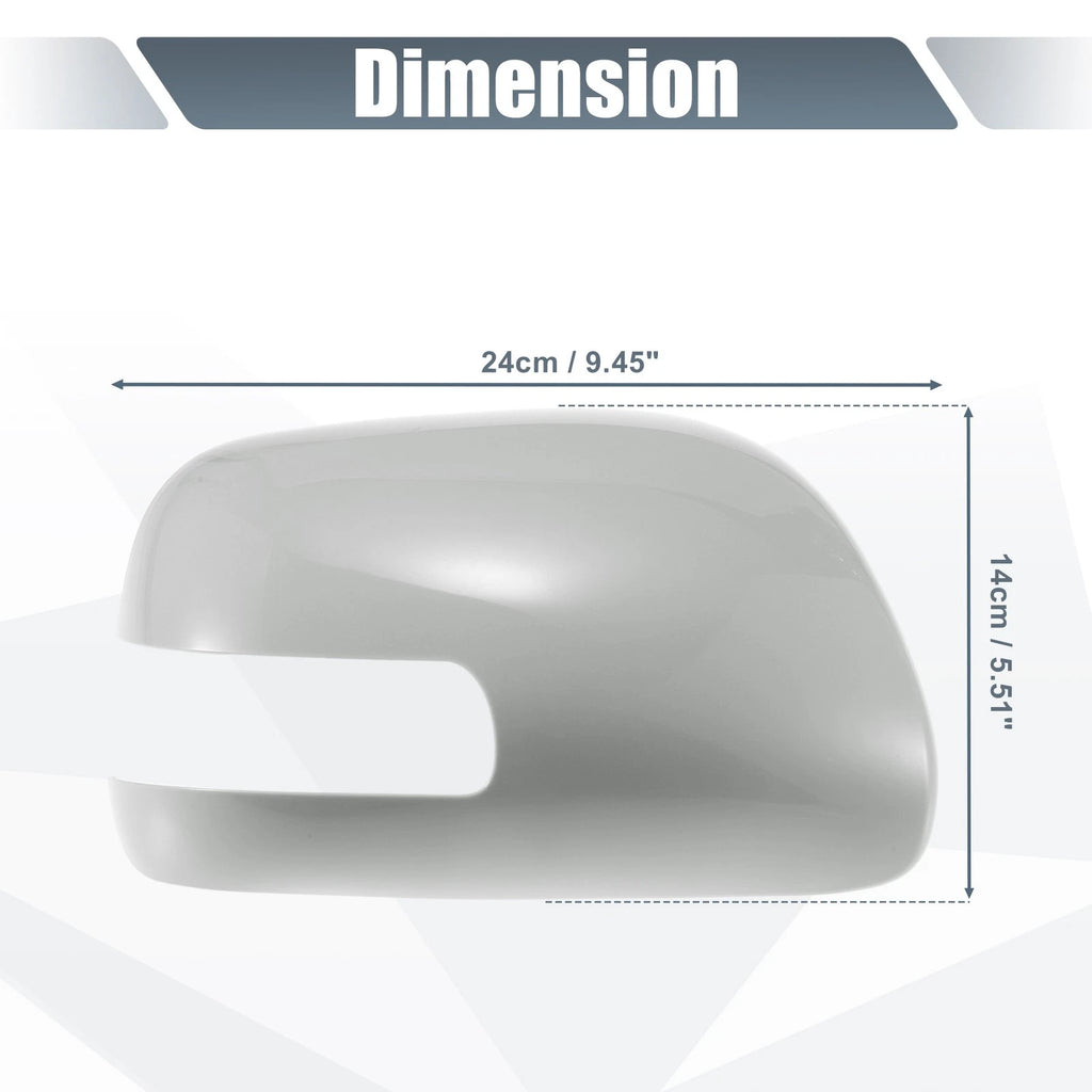Right Side Mirror Cover Cap Replacement Gray for Toyota Camry (2006–2011)