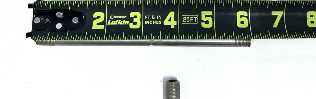 3X Stainless Threaded Pipe for Merrit 6004-600 (316/316L)