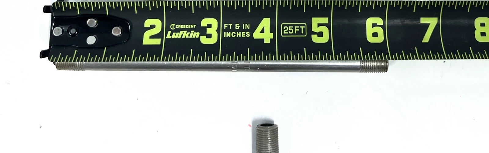 3X Stainless Threaded Pipe for Merrit 6004-600 (316/316L)