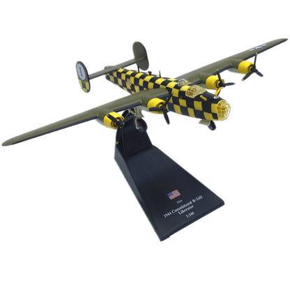 1/144 Scale B-24D Liberator Bomber Model with Stand (WWII)