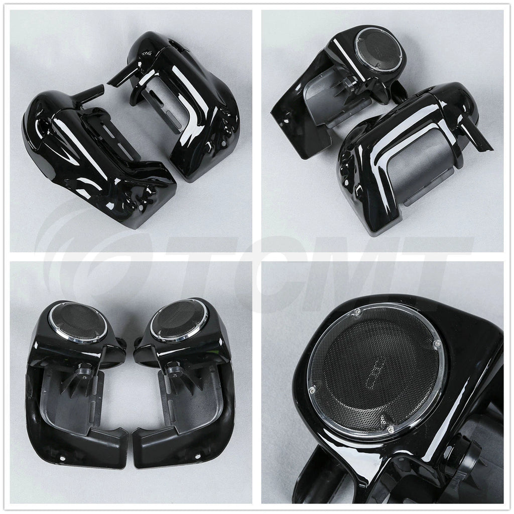 Lower Vented Leg 6.5'' Speakers & Engine Bar for Harley Touring (2009–2013)