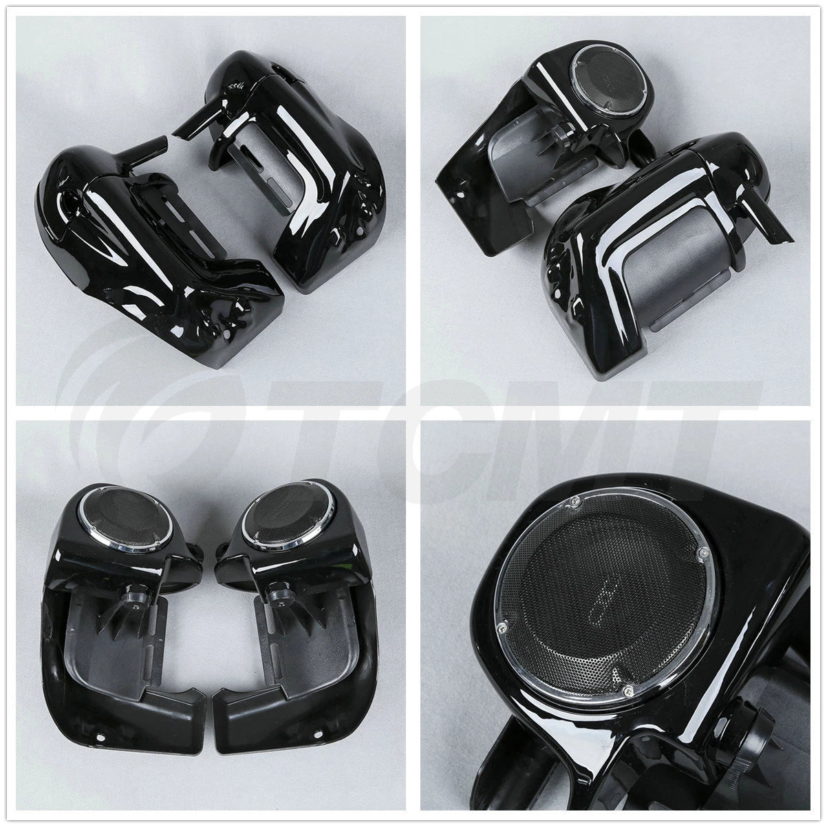 Lower Vented Leg 6.5'' Speakers & Engine Bar for Harley Touring (2009–2013)