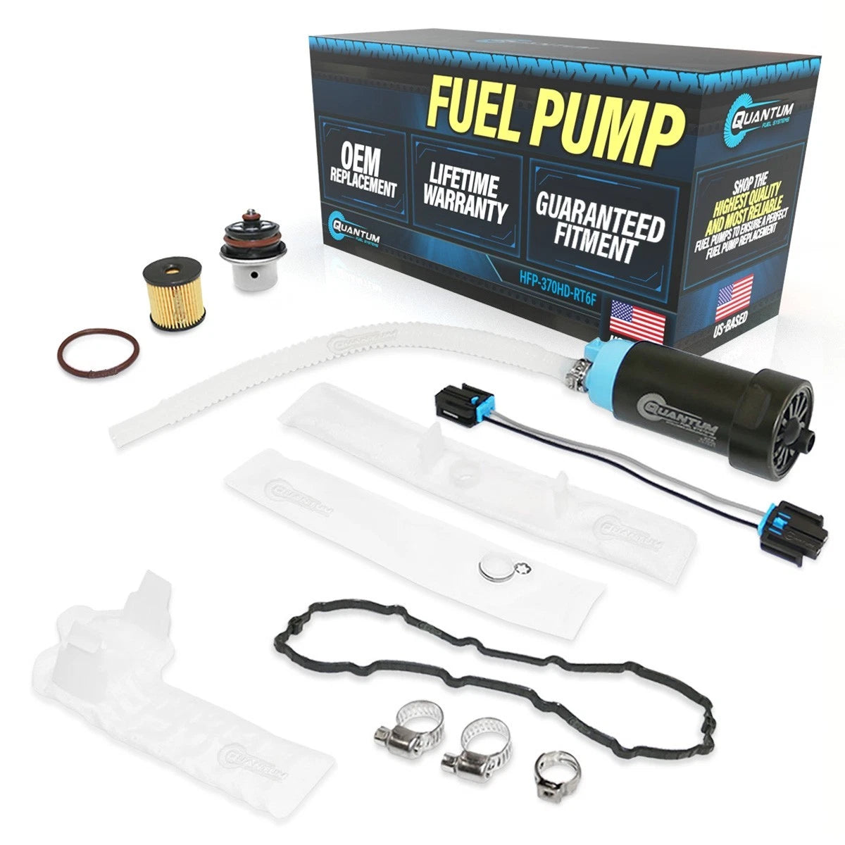 QFS EFI Fuel Pump + Regulator + Filter Kit for Davidson Dyna (2004–2010) 61016-04B
