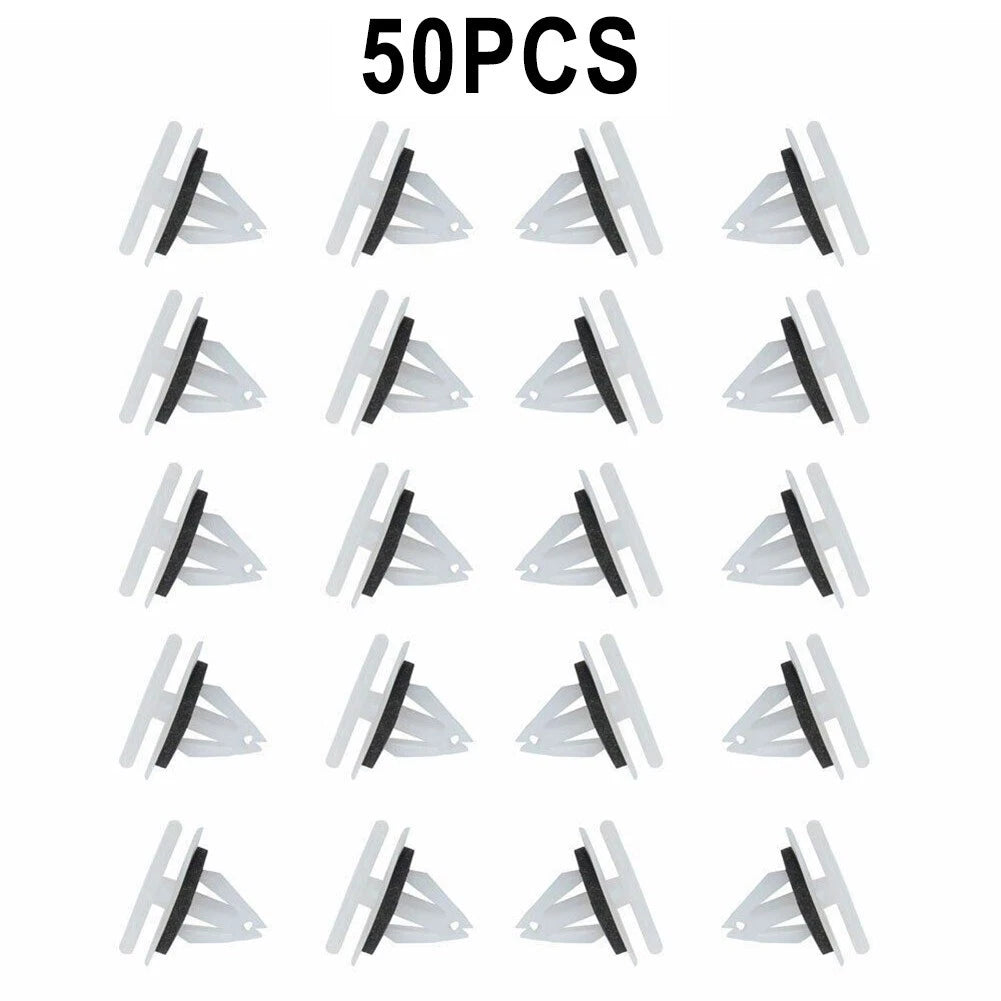 50Pcs Rocker Panel Clip Fasteners for Ford MKC (2015–2020)