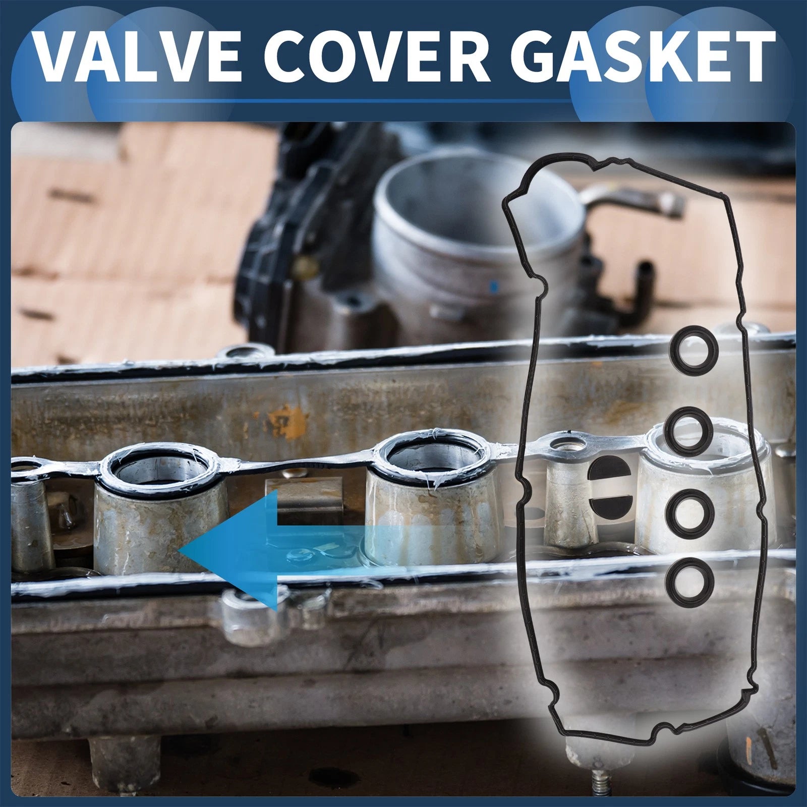 Valve Cover Gasket Set for Hyundai Accent (2007–2012) Replacement