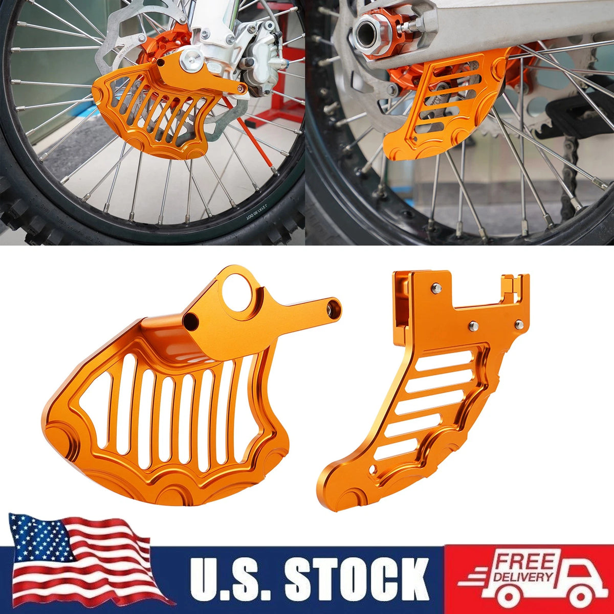 Brake Disc Guard Protector for KTM 250 300 XCW 450 500 530 EXC (2004–2015)