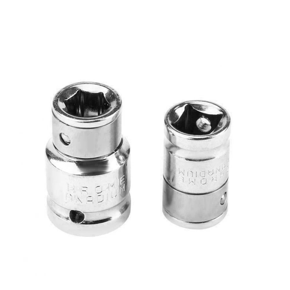 2X 3/8" 1/2" Drive Socket Adapters for Hexagon Screwdriver Bit Tool