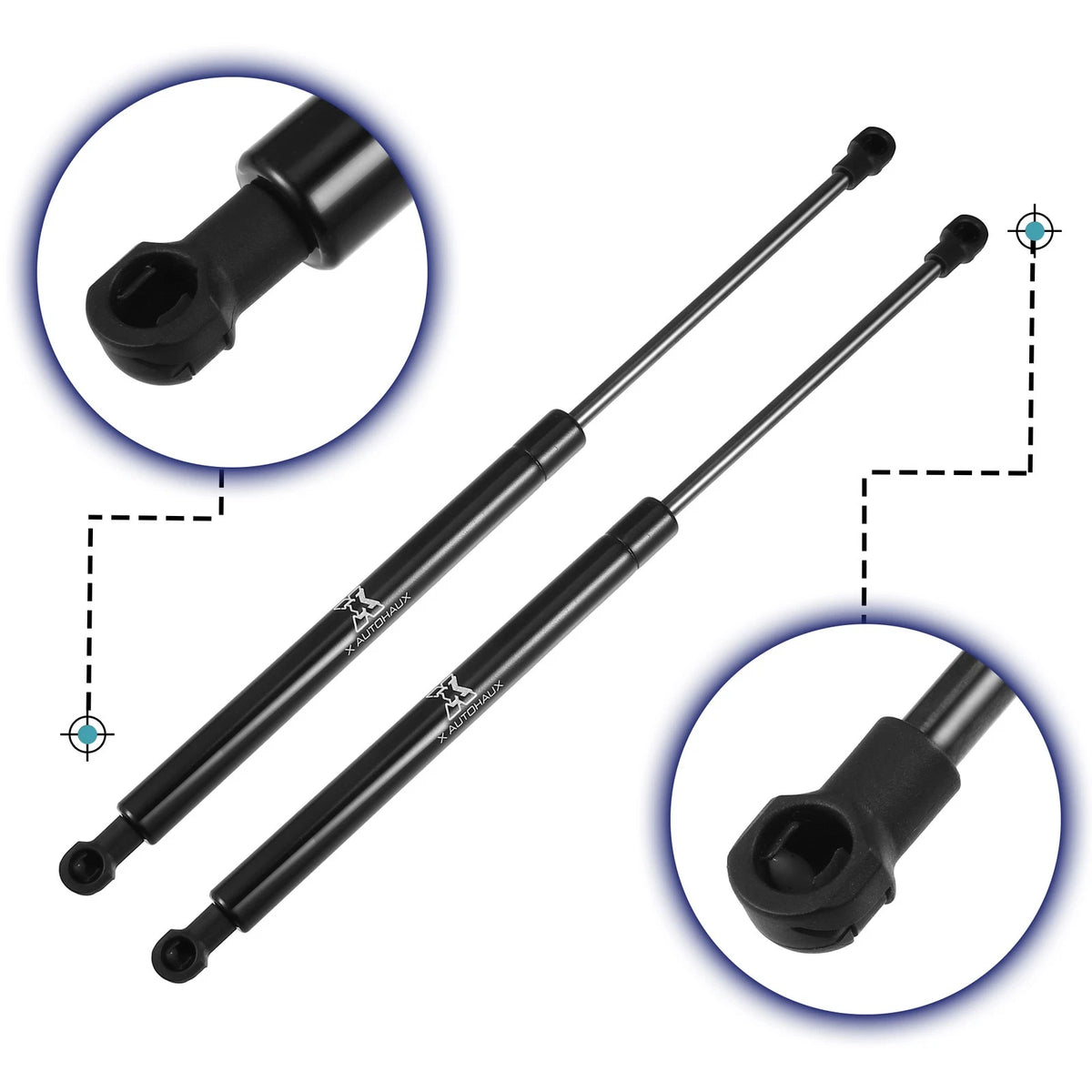 2X Front Hood Gas Lift Supports 51237060550 for BMW 3er E90 E91 E92 (2005–2011)