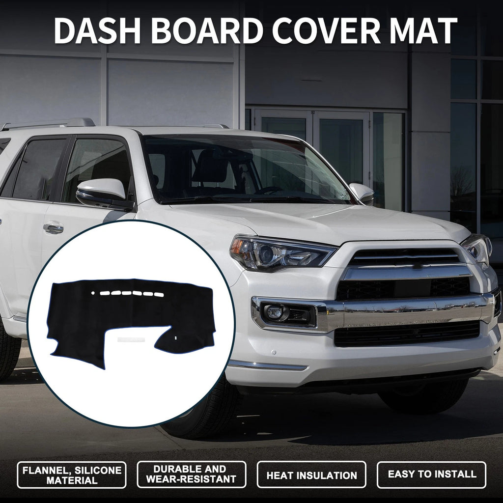 Dash Cover Mat Sun Protector Black Blue for Mazda Premacy MK3 (2006–2018)