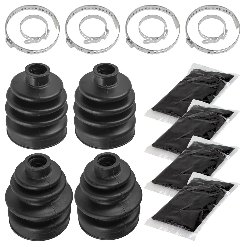 Front Inner Outer Axle CV Boot Kit for Honda TRX450FE TRX450FM (2002–2004)