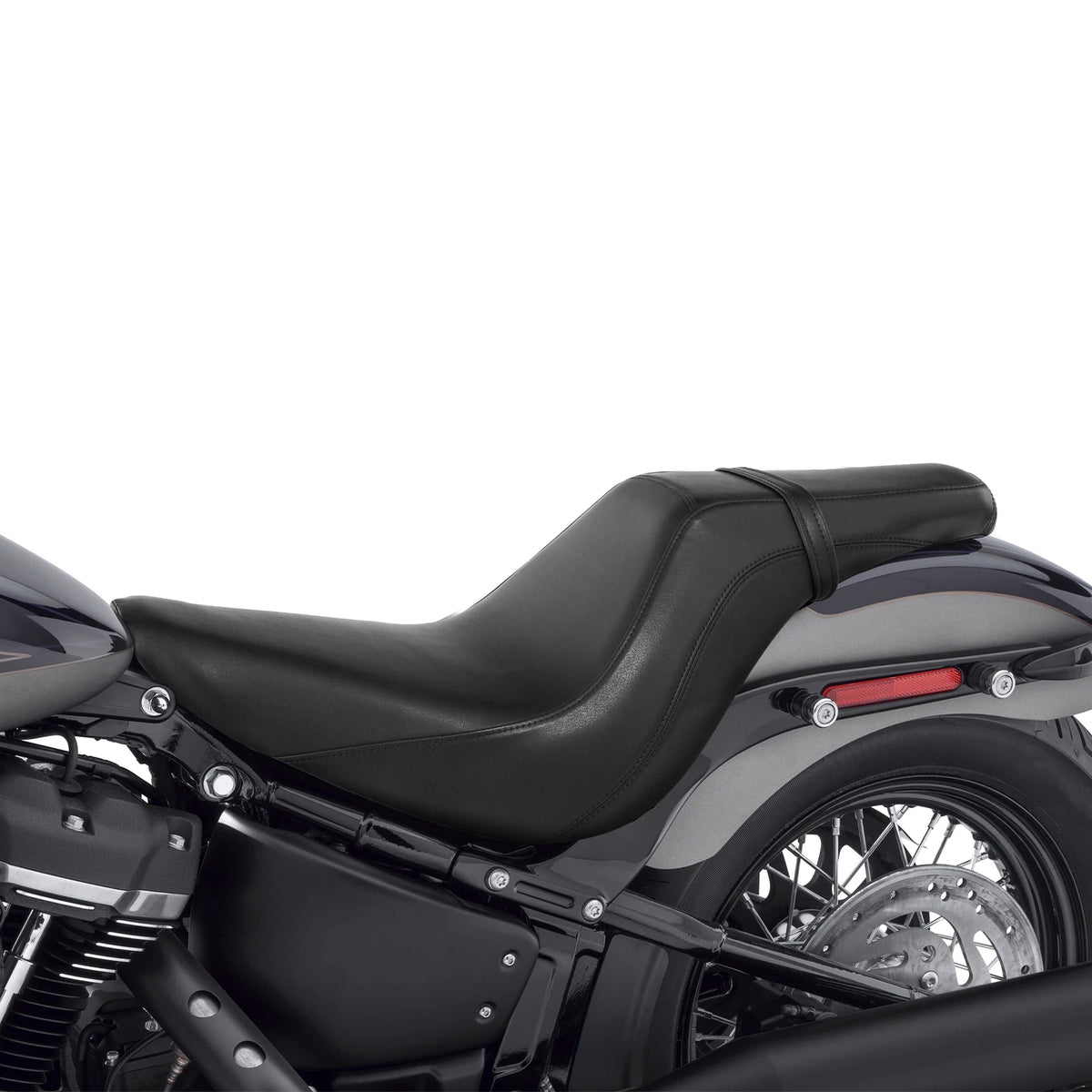 Black Driver & Passenger Seat for Harley Softail Deluxe (2018–2023)