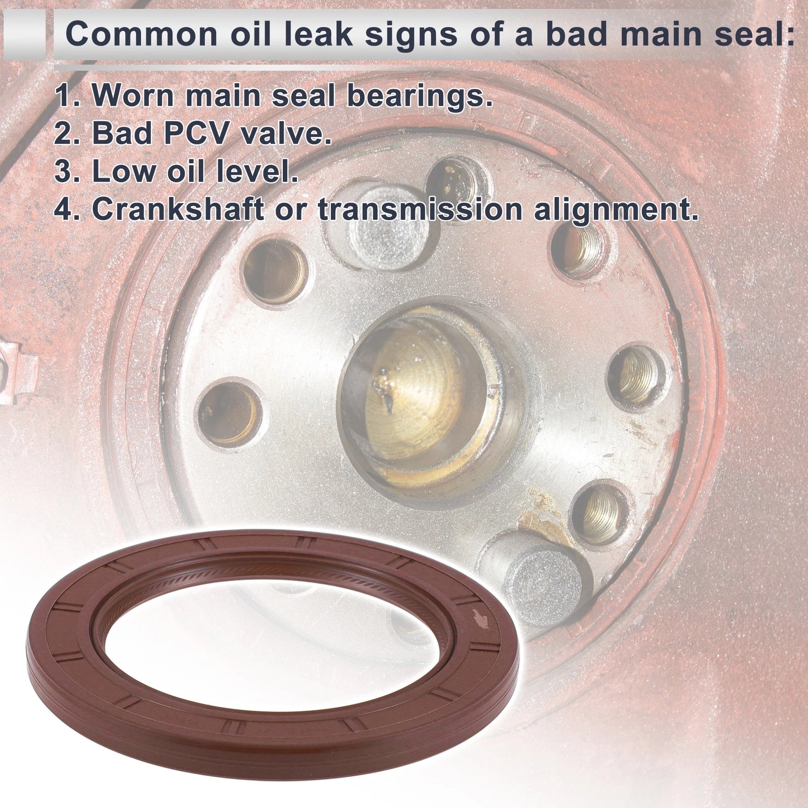 Rear Crankshaft Oil Seal Replacement for Hyundai Veloster (2011–2017)