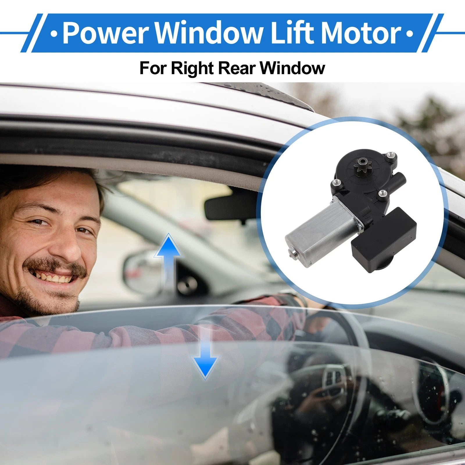 Power Window Regulator Lift Motor Replacement for Toyota Camry (2017–2020)