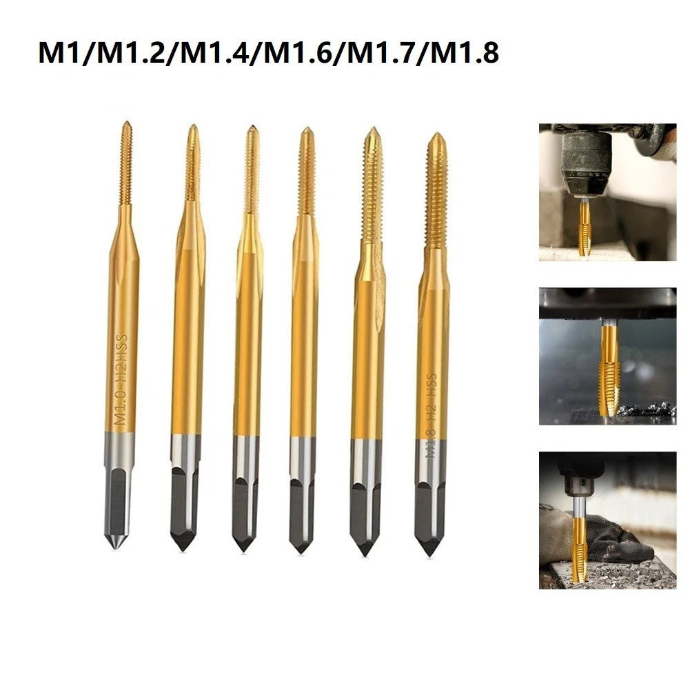Thread Tap Set for M1-M1.8 Screws